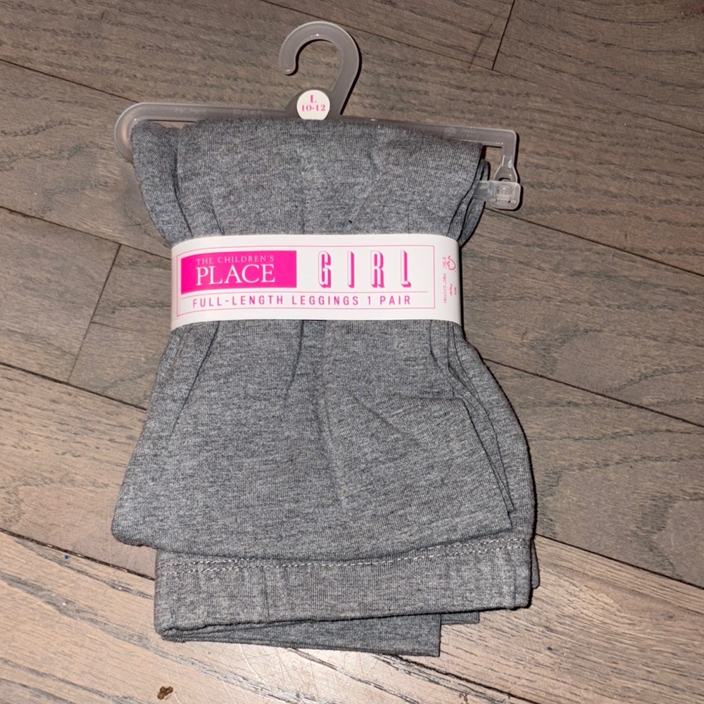 Gray Full-Length Leggings